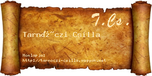 Tarnóczi Csilla névjegykártya
